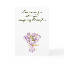 Lamento pelo que você está passando