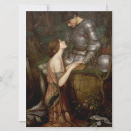 Cartão Lamia e o Soldier (por John William Waterhouse)