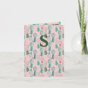 Cartão Lâmpadas Desenho arquitetônico Todos os dias