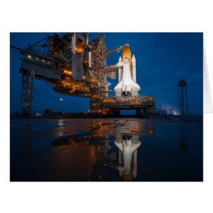 Cartão Lançamento do Blue Sky for Space Shuttle Atlantis