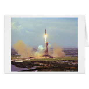 Cartão Lançamento do Projeto de Teste Apollo Soyuz Saturn