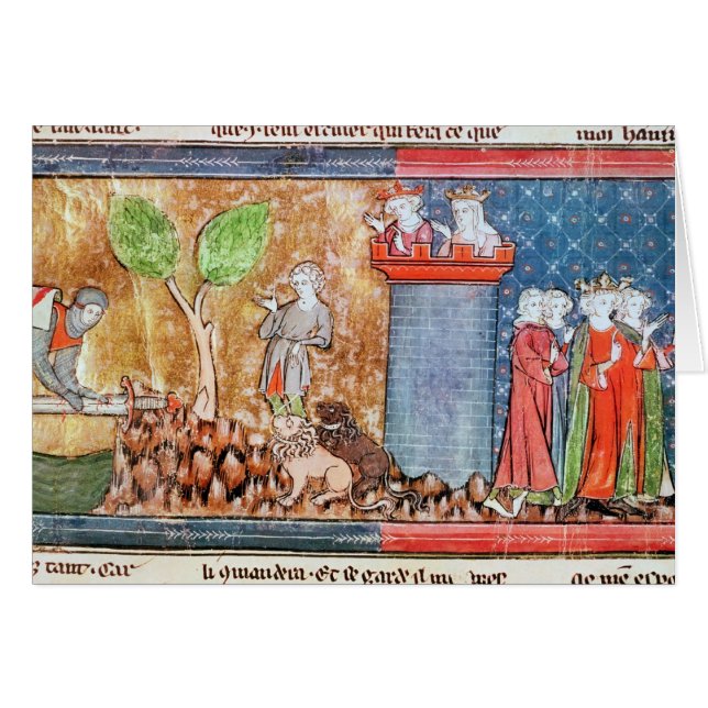 Cartão Lancelot prova seu amor (Frente Horizontal)