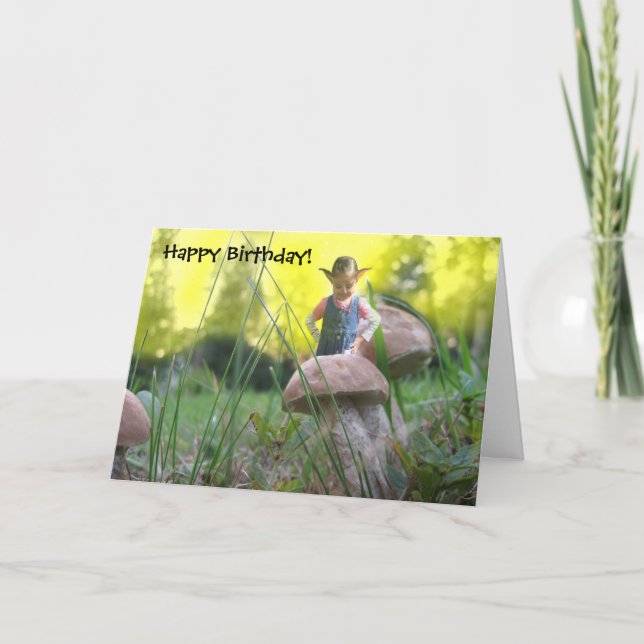 Cartão Land of Shroom - Happy Birthday! (Frente)