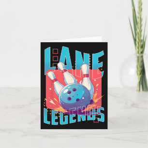 Cartão Lane Legends Boliche