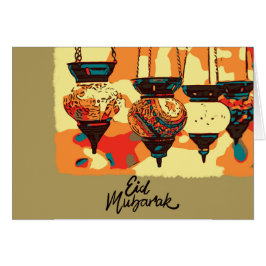 Cartão Lanterna turca pintada