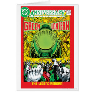 Cartão Lanterna Verde - A Lenda Renascida