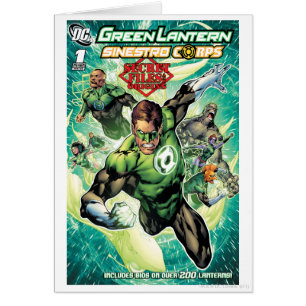 Cartão Lanterna Verde - Cobrir Arquivos e Origens Secreto