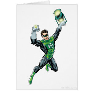 Cartão Lanterna Verde - Cômica, com lanterna