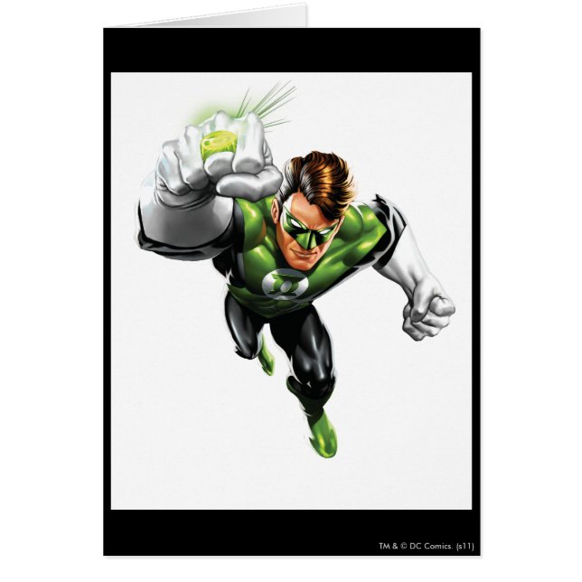 Cartão Lanterna Verde - Completamente Renderizado, Arme L (Frente)