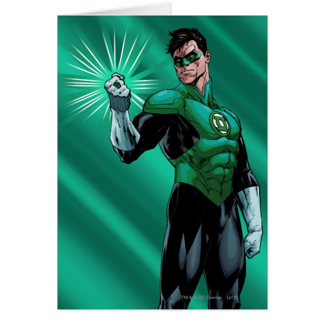 Cartão Lanterna Verde e Anel (Frente)