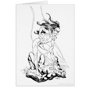 Cartão Lanterna Verde e Espírito Estrela