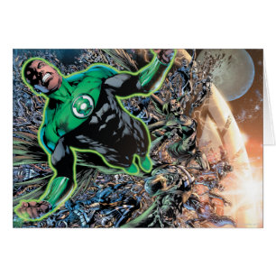 Cartão Lanterna Verde e Lua