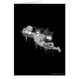 Cartão Lanterna Verde - Inocência Torcida BW