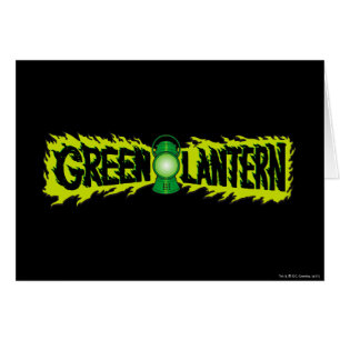 Cartão Lanterna verde - lanterna de incandescência 2