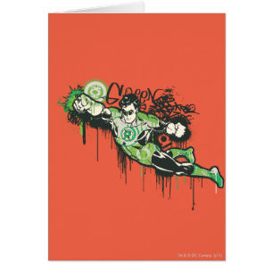 Cartão Lanterna Verde - Poster de Innocência Torcida