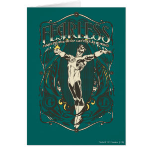 Cartão Lanterna Verde - Poster "Sem Carinho"