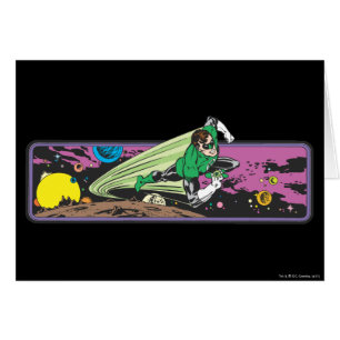 Cartão Lanterna Verde Raça Pelo Espaço