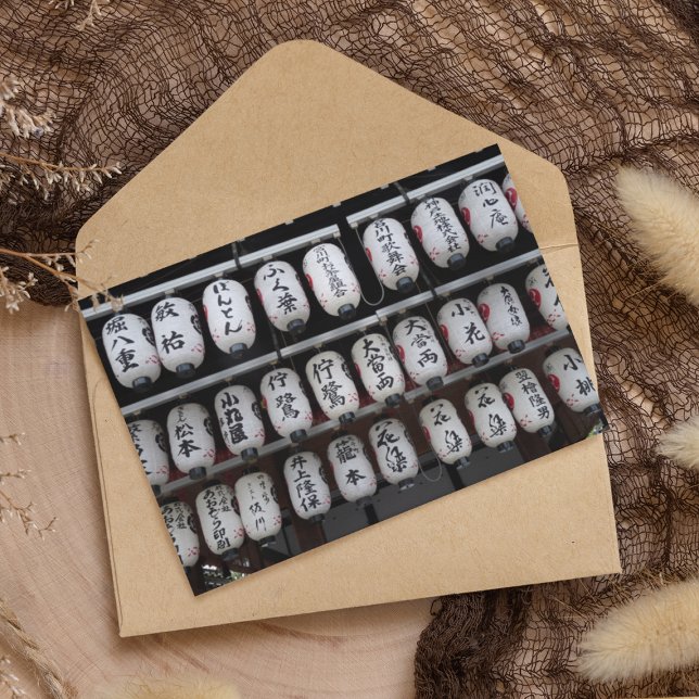 Cartão Lanternas Japoneses (Criador carregado)