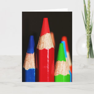 Cartão Lapices de Colores II