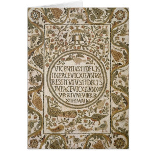 Cartão Lápide com um epitáfio