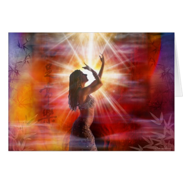 Cartão Laranja de Lalita (Frente Horizontal)