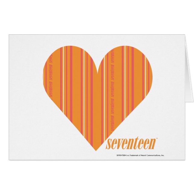 Cartão Laranja fina 3 das listras (Frente Horizontal)