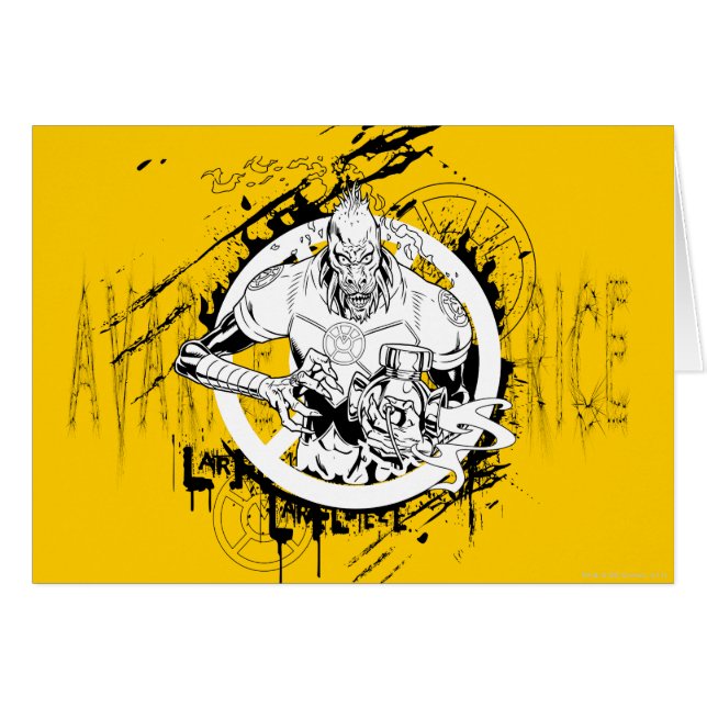 Cartão Larfleeze - Agente Orange 15 (Frente Horizontal)