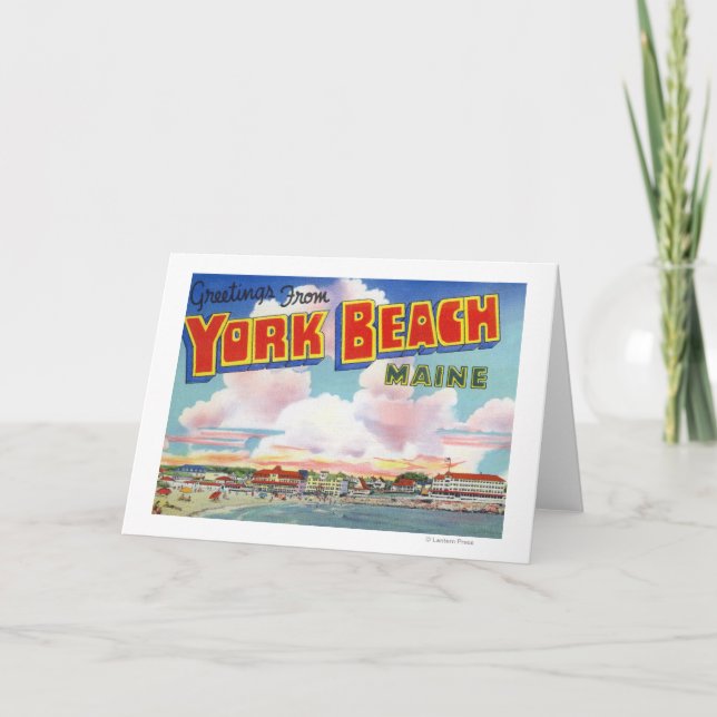 Cartão Large Letter Scenes, Greetings From (Frente)