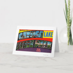 Cartão Large Letter Scenes, Greetings From 4