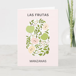 Cartão Las Frutas: Manzanas - Mercado da Apple
