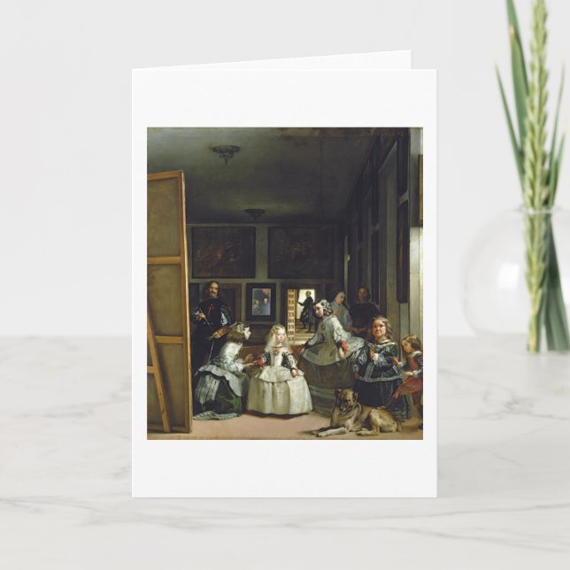 Cartão Las Meninas or The Family of Philip IV, c.1656 (Frente)