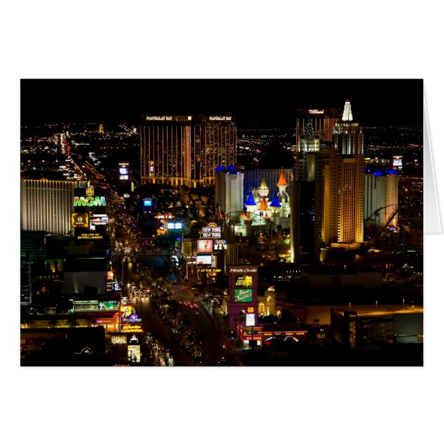 Cartão Las Vegas Boulevard (Frente Horizontal)