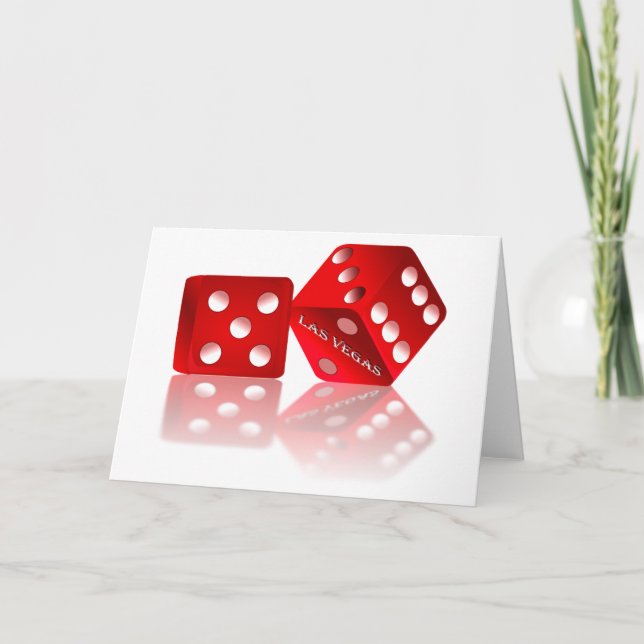 Cartão Las Vegas Dice (Frente)