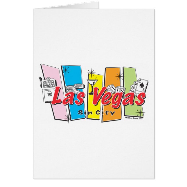 Cartão Las Vegas-Sin-City (Frente)