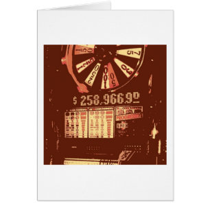Cartão Las Vegas Slots Pop Art