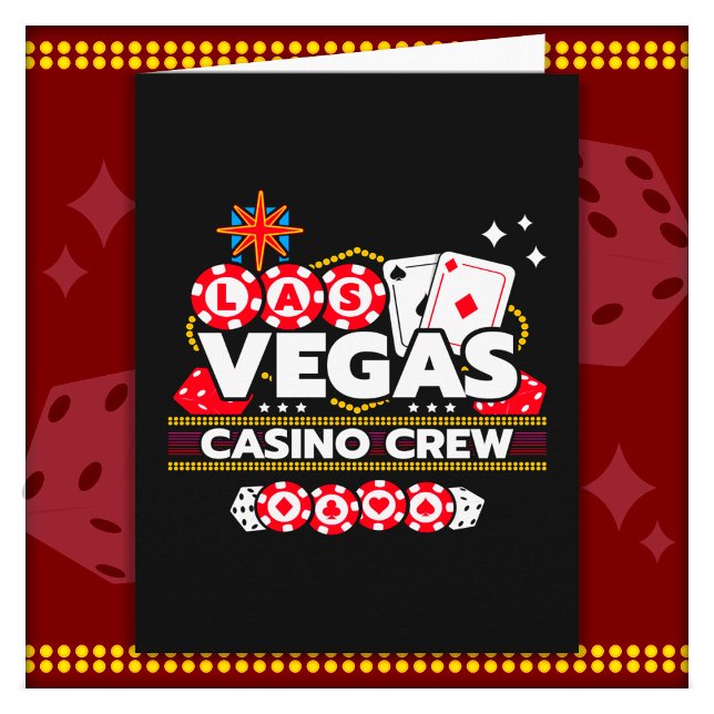 Cartão Las Vegas Vacation Casino Crew Las Vegas (Criador carregado)
