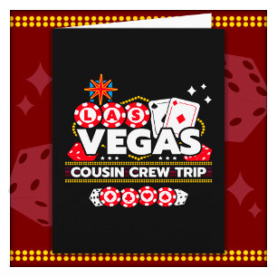 Cartão Las Vegas Vacation Cousin Crew Las Vegas