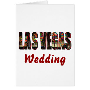 Cartão Las Vegas Wedding