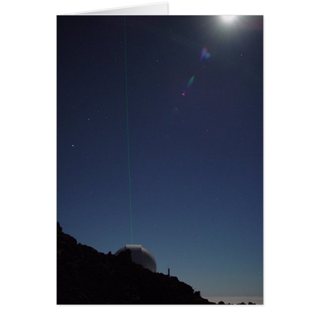 Cartão Laser nas estrelas (Frente)