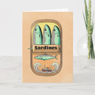 Cartão Lata de Sardinha