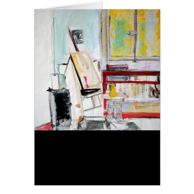 Cartão L'Atelier de l'Apprenti Peintre 1982 (Frente)