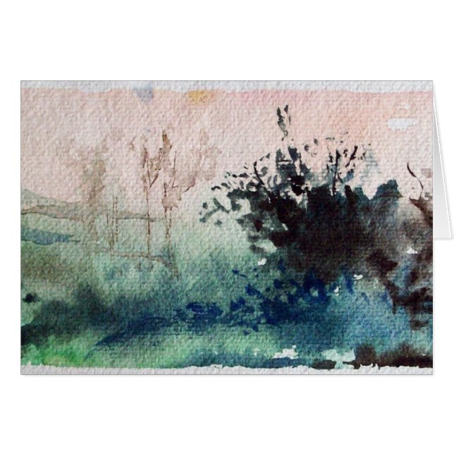 CARTÃO LATERAL DA MAREMMA/PAISAGEM DA TÚSCULA (Frente Horizontal)