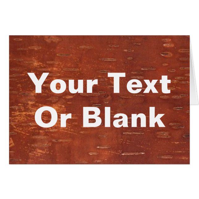 Cartão Latido Inner Birch (Frente Horizontal)