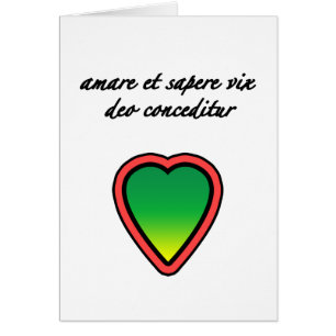 Cartão Latim - Lover