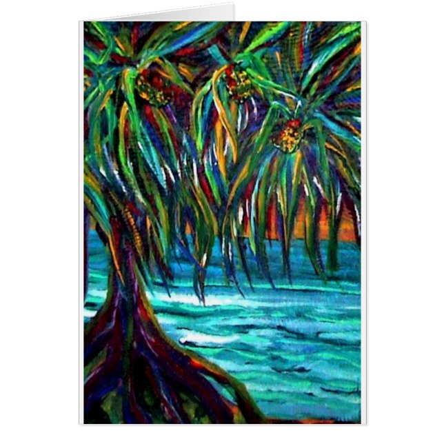 Cartão Lau Hala Tree (Frente)