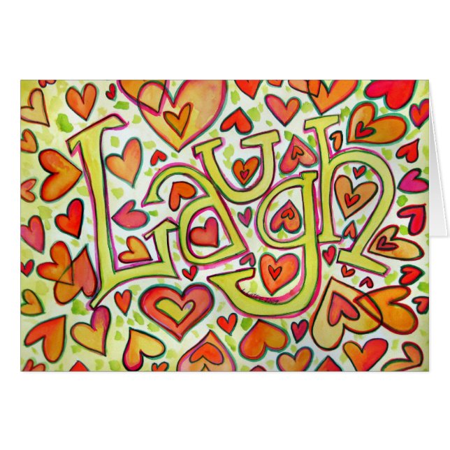 Cartão Laugh Card (Frente Horizontal)
