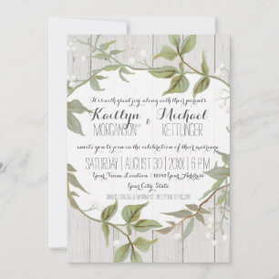 Cartão Laurel Leaf 5 x 7 deixa dois Bebês respiran