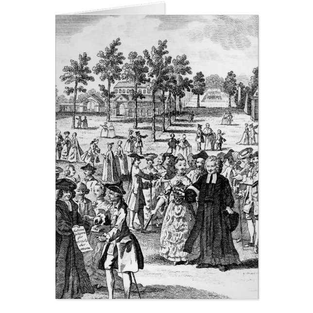 Cartão Laurence Sterne (Frente)