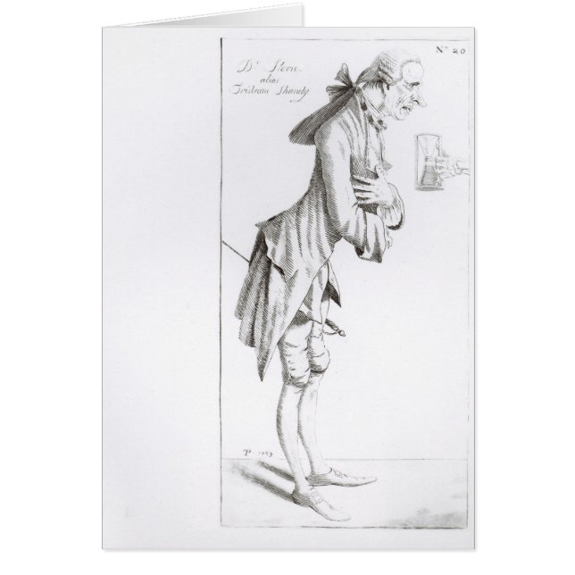 Cartão Laurence Sterne (Frente)