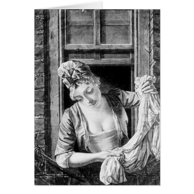 Cartão Lavagem por lavagem de mulheres (Frente)